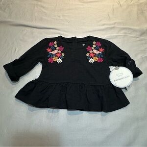 Koala Kids NWT Floral Embroidered Top